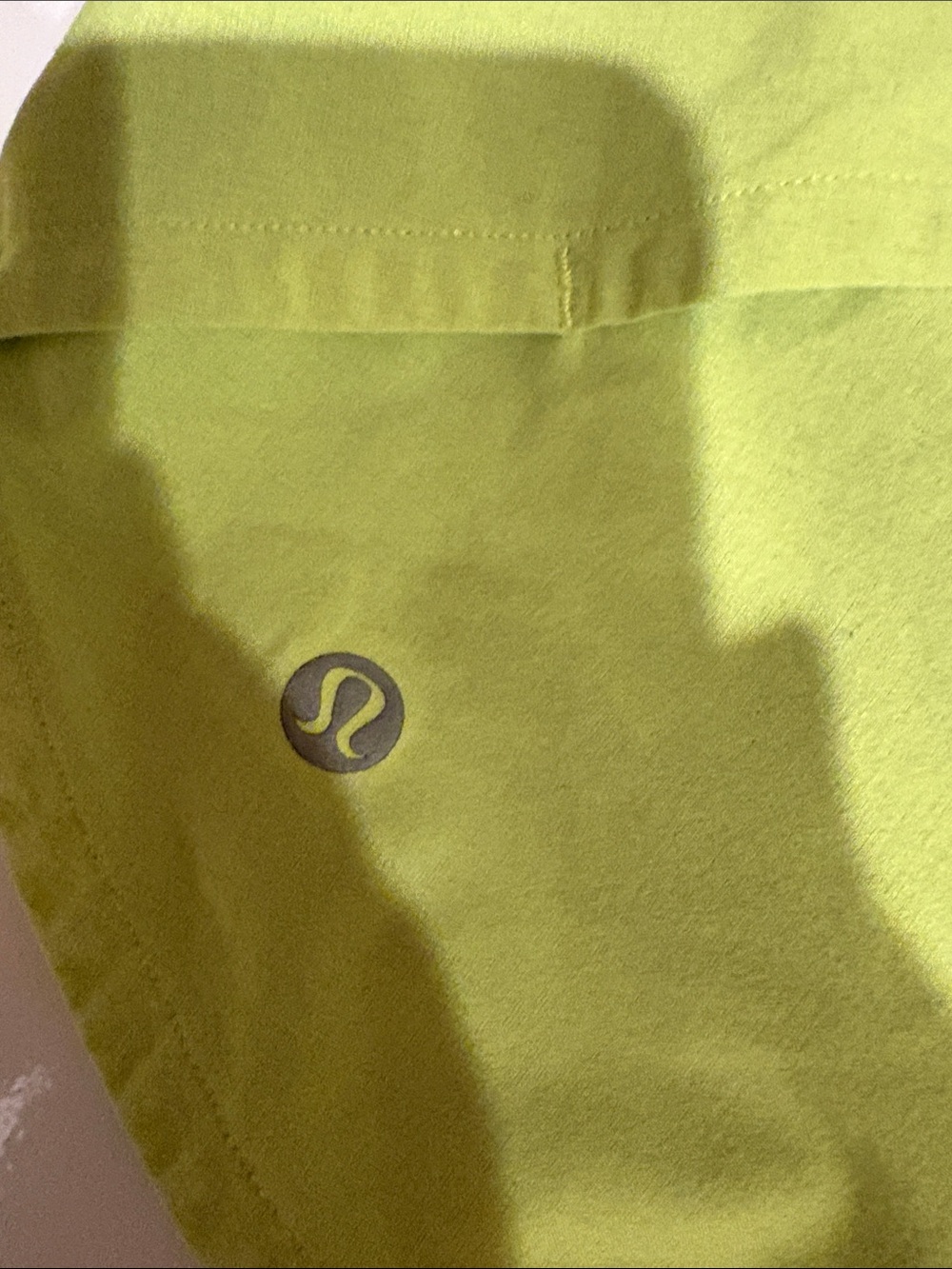 lululemon athletica Neon Lime Athletic Shorts